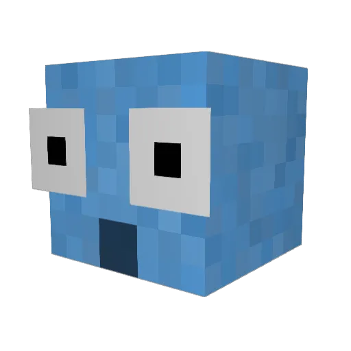 Solifax Minecraft avatar head, 3D render