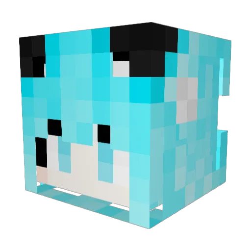 Solitary_Walk Minecraft avatar head, 3D render