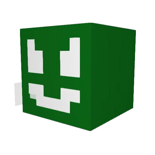Solix16 Minecraft avatar head, 3D render