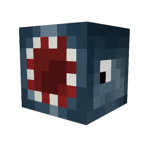 Sollarr Minecraft avatar head, 3D render