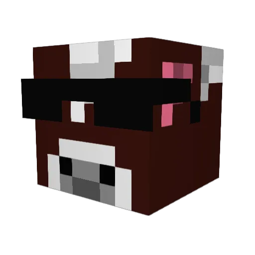 Sollathar Minecraft avatar head, 3D render