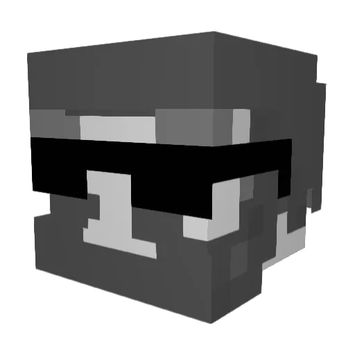 Sollitz_01 Minecraft avatar head, 3D render