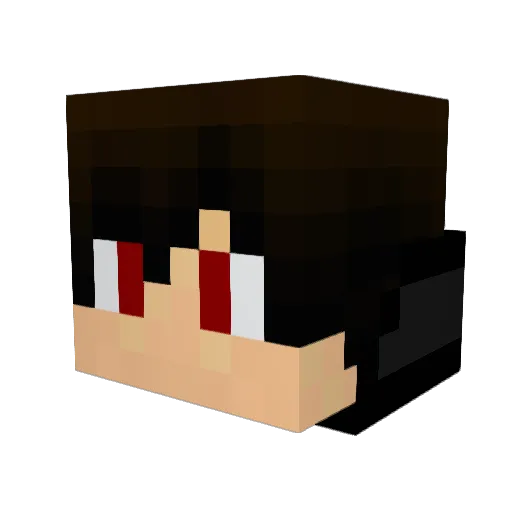 SollusG Minecraft avatar head, 3D render