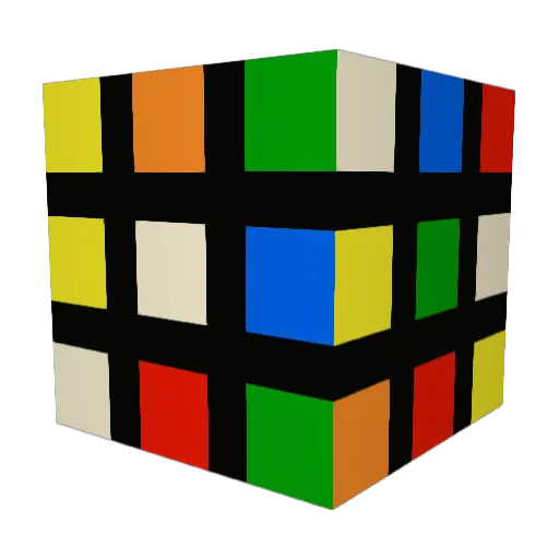 Solnik Minecraft avatar head, 3D render