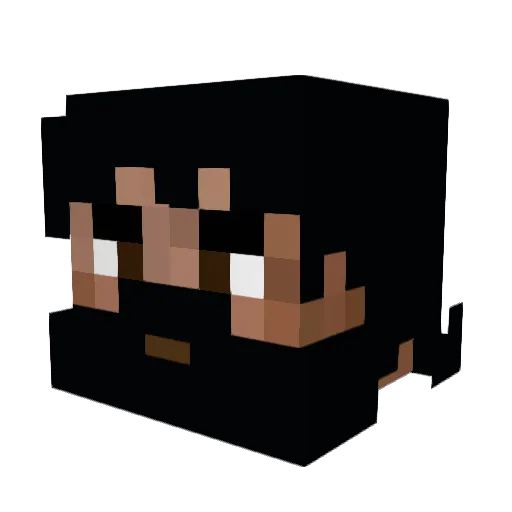 Solntsev63 Minecraft avatar head, 3D render