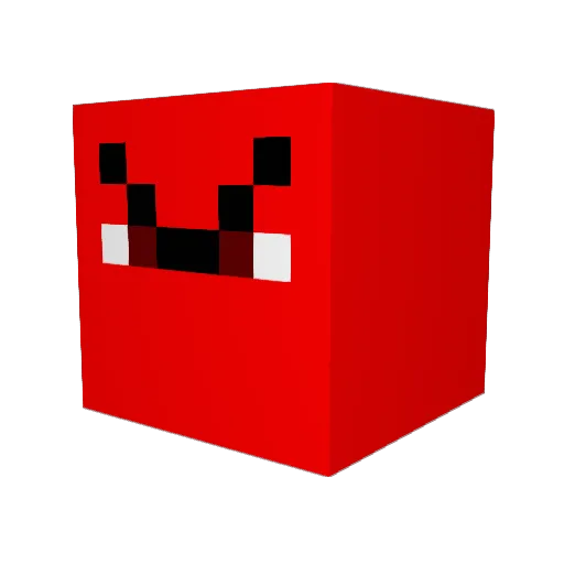 SoloRage Minecraft avatar head, 3D render