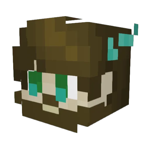 SoloShot2730 Minecraft avatar head, 3D render