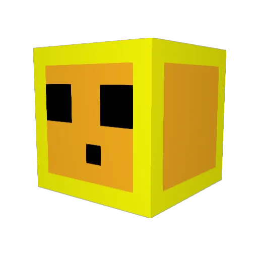 SoloSurvivor Minecraft avatar head, 3D render