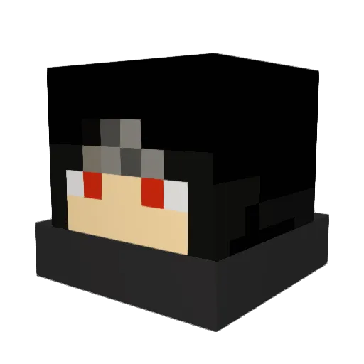SoloThresh Minecraft avatar head, 3D render