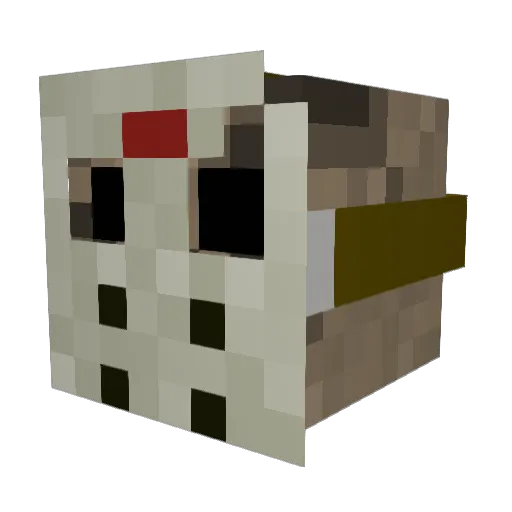 SoloWolfo Minecraft avatar head, 3D render