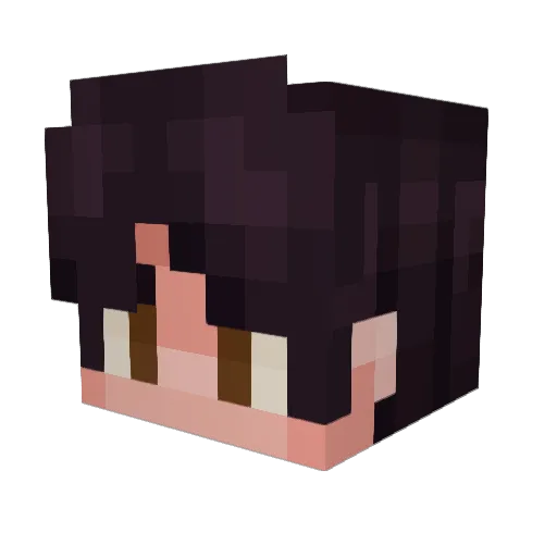 SoloYo12 Minecraft avatar head, 3D render