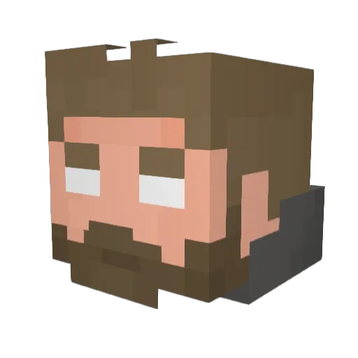 Solo_KaMuKag3e Minecraft avatar head, 3D render