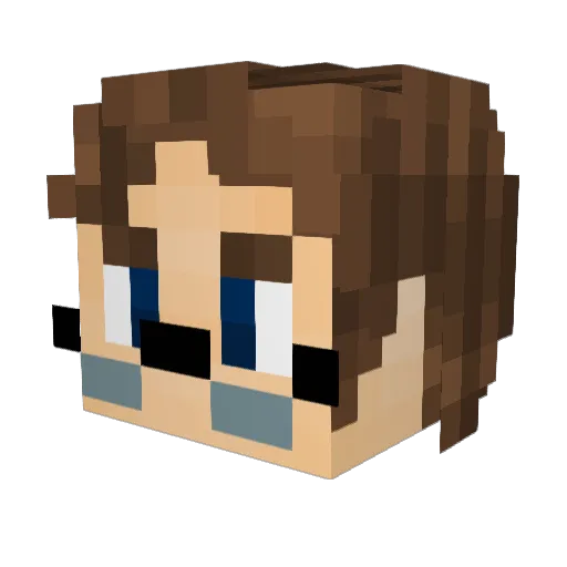 Solom0n_ Minecraft avatar head, 3D render