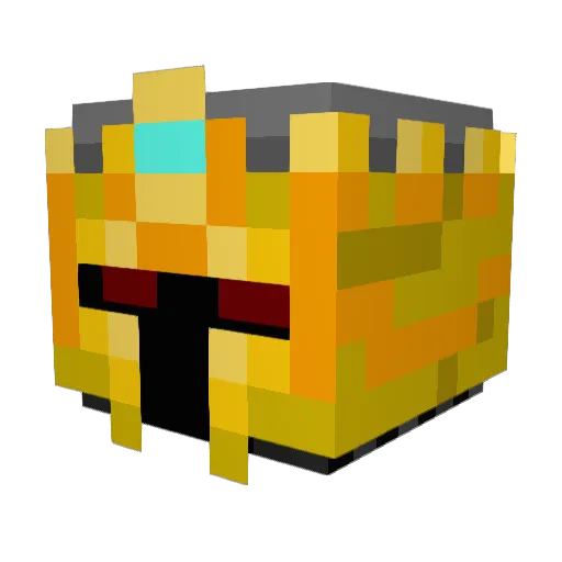 Solomon2023 Minecraft avatar head, 3D render