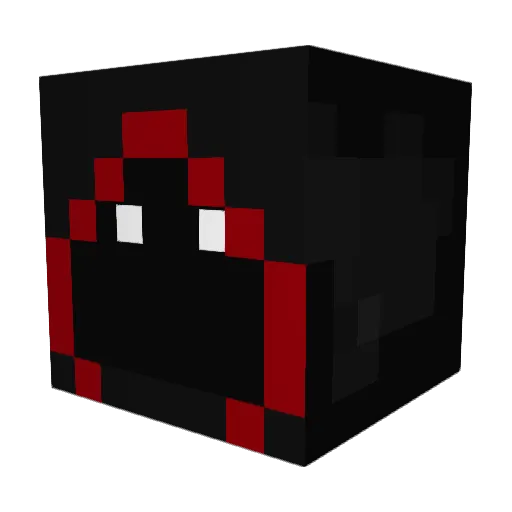 Solomonder Minecraft avatar head, 3D render