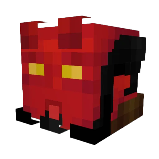 Solomonn Minecraft avatar head, 3D render