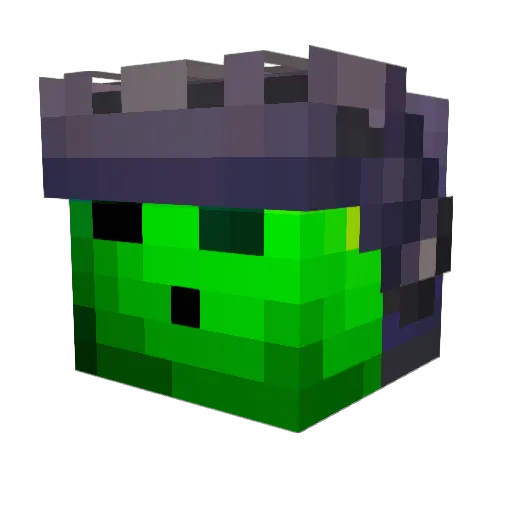 Solorith Minecraft avatar head, 3D render