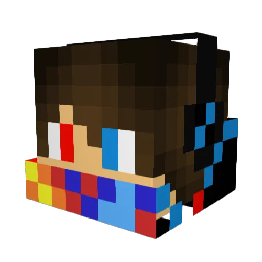 Solovey4037 Minecraft avatar head, 3D render