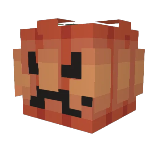 Solpyo Minecraft avatar head, 3D render