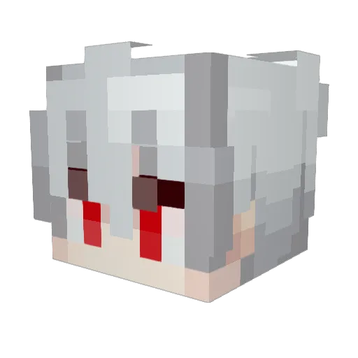 Solrack2 Minecraft avatar head, 3D render