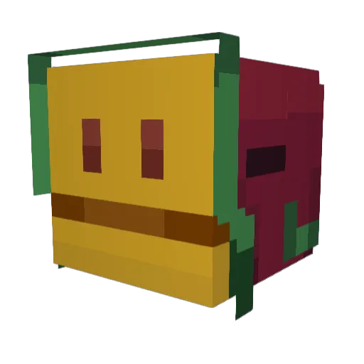 Solstice1603 Minecraft avatar head, 3D render