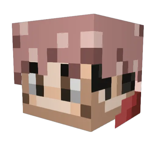 SolsticeCJN Minecraft avatar head, 3D render