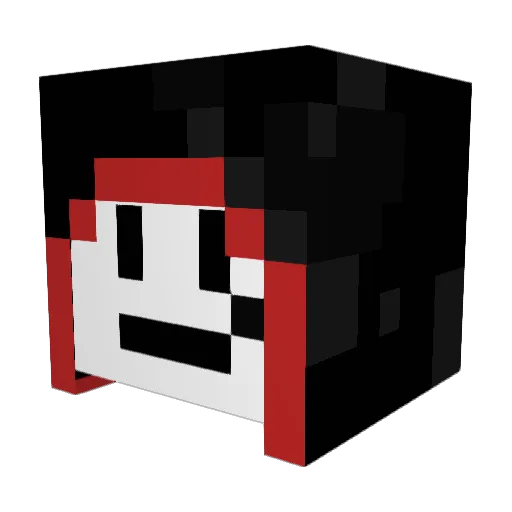 Soltys_13 Minecraft avatar head, 3D render