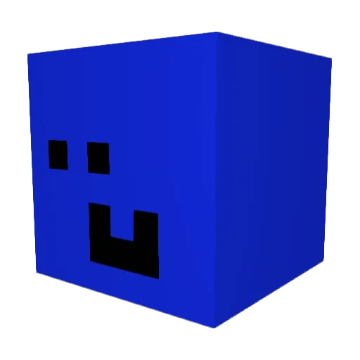 SoluableSalmon Minecraft avatar head, 3D render