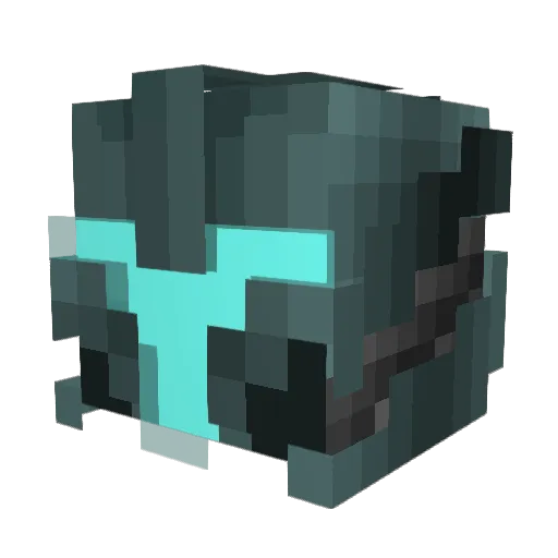 Solunar_ Minecraft avatar head, 3D render