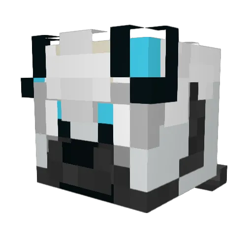 SolusBean Minecraft avatar head, 3D render