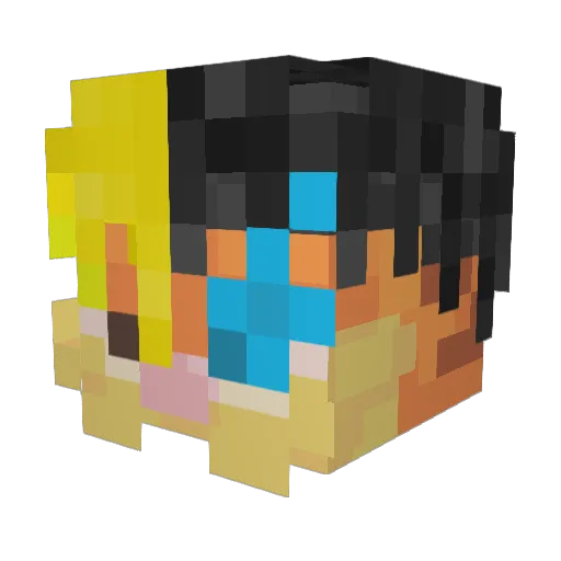 SolusElite Minecraft avatar head, 3D render