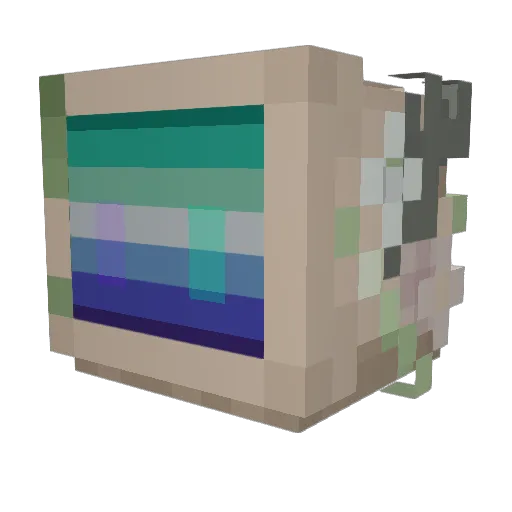 Solvent_Nova Minecraft avatar head, 3D render