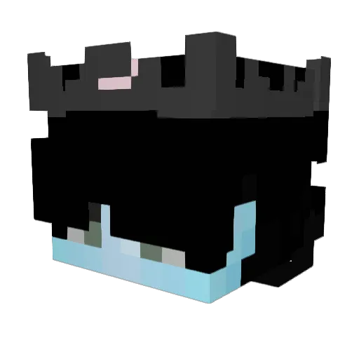 SolymaryGG Minecraft avatar head, 3D render