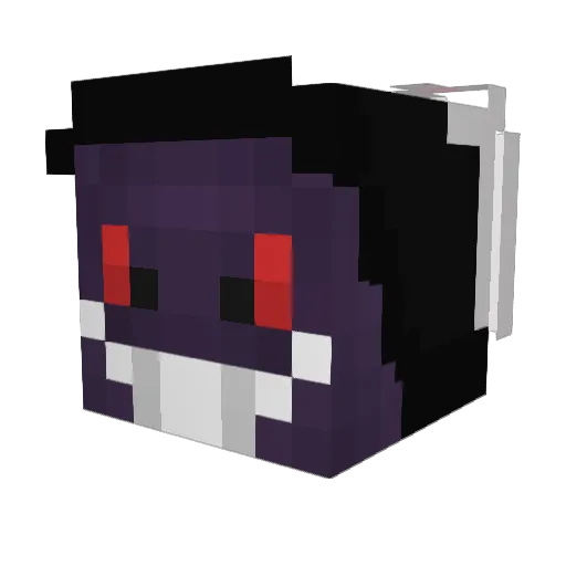 Solymnos Minecraft avatar head, 3D render