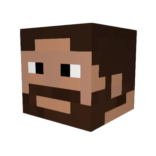 Solys_ Minecraft avatar head, 3D render