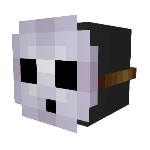 Soma_Proxy Minecraft avatar head, 3D render