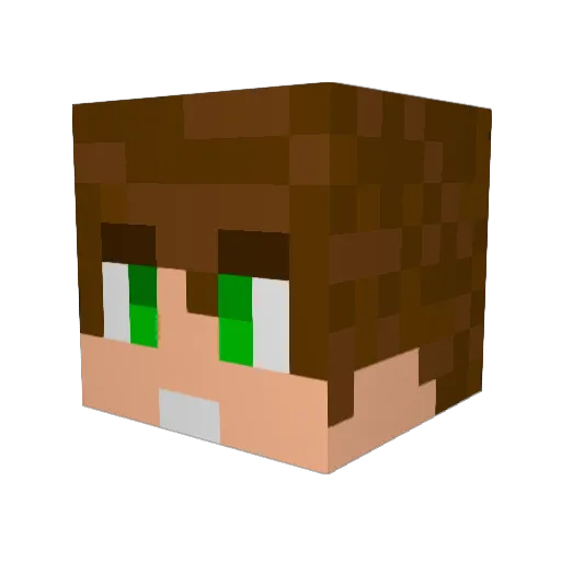 Somaatti Minecraft avatar head, 3D render