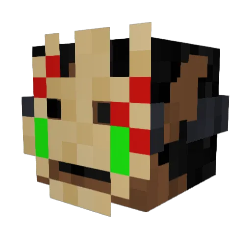 Somalian_tummin Minecraft avatar head, 3D render