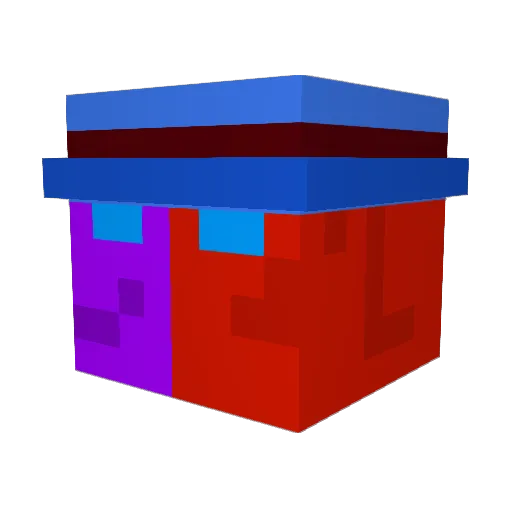 SomalilandPirate Minecraft avatar head, 3D render
