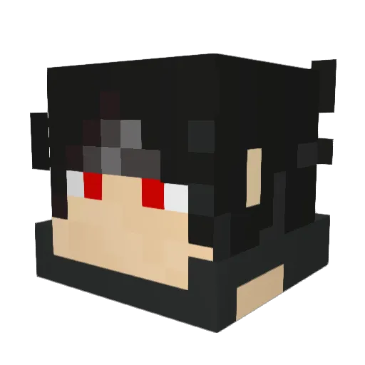Somalitonttu Minecraft avatar head, 3D render