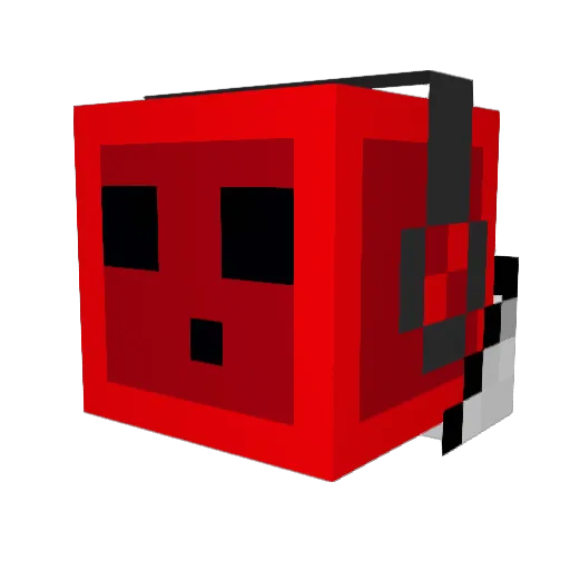 Sombilol Minecraft avatar head, 3D render