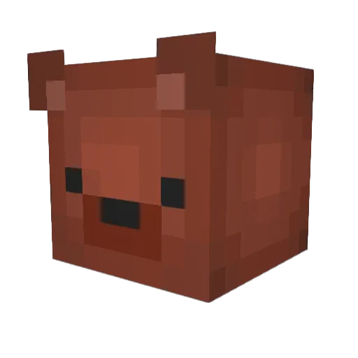 Sombrero_420 Minecraft avatar head, 3D render