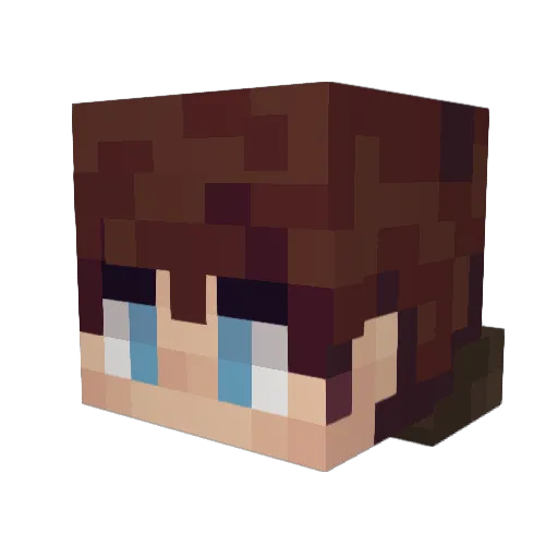 SomeKindOfBoss Minecraft avatar head, 3D render