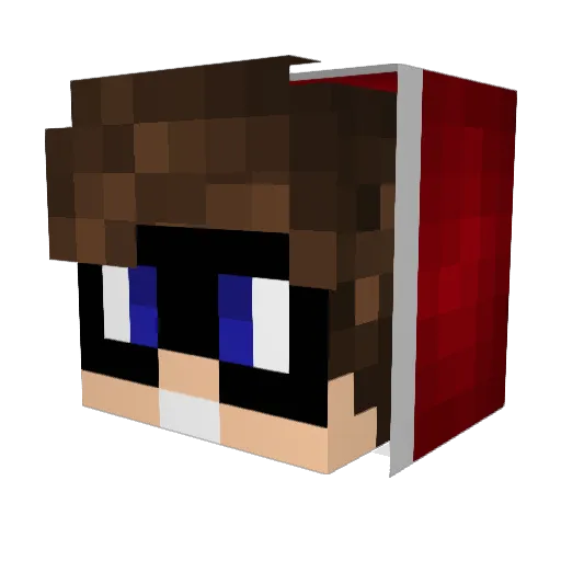 SomeONE69 Minecraft avatar head, 3D render