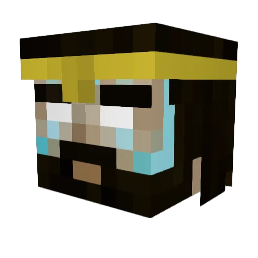 SomeR4ndomGuy Minecraft avatar head, 3D render