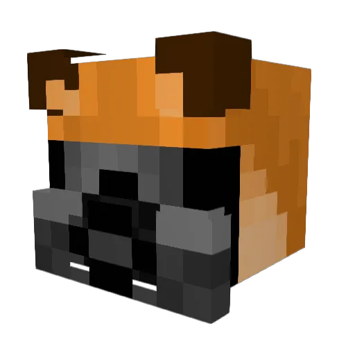 SomeRandomHamish Minecraft avatar head, 3D render