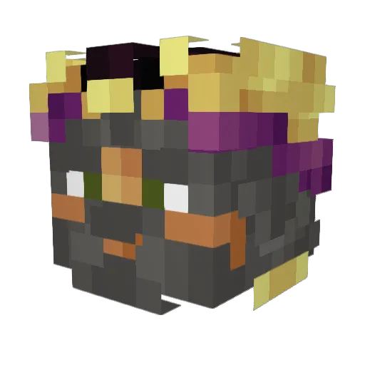 SomeRandomLad Minecraft avatar head, 3D render