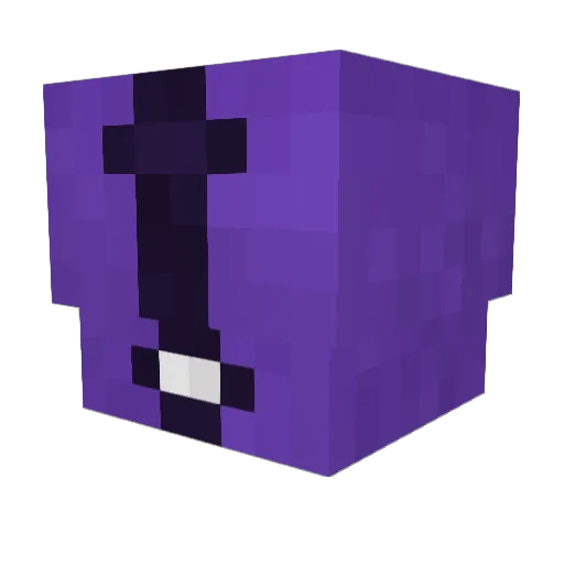 SomeSayKosm Minecraft avatar head, 3D render