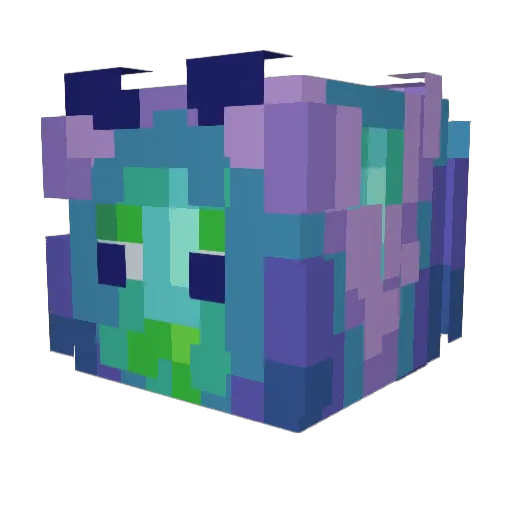 SomeSullivan Minecraft avatar head, 3D render
