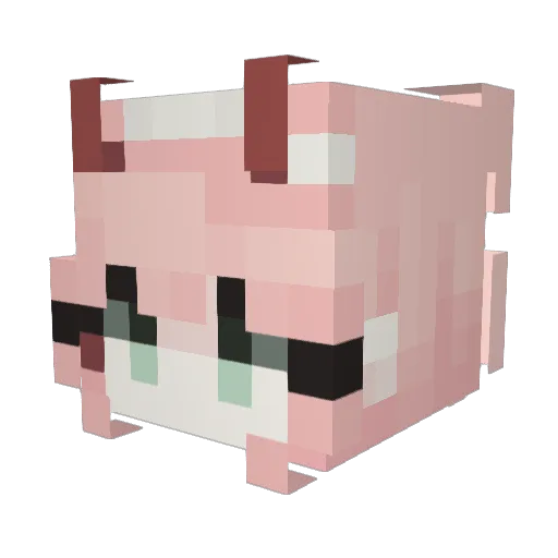 SomeThingSdiS Minecraft avatar head, 3D render